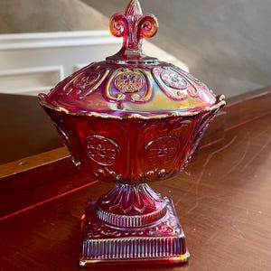 Fenton Candy Dish - Etsy