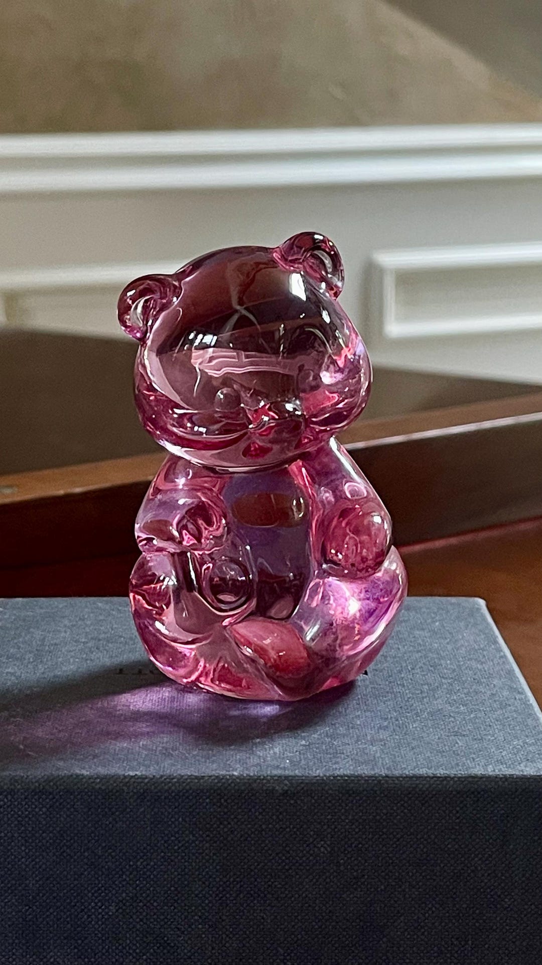 Fenton Glass Bear Paperweight Vintage Fenton Bear Etsy