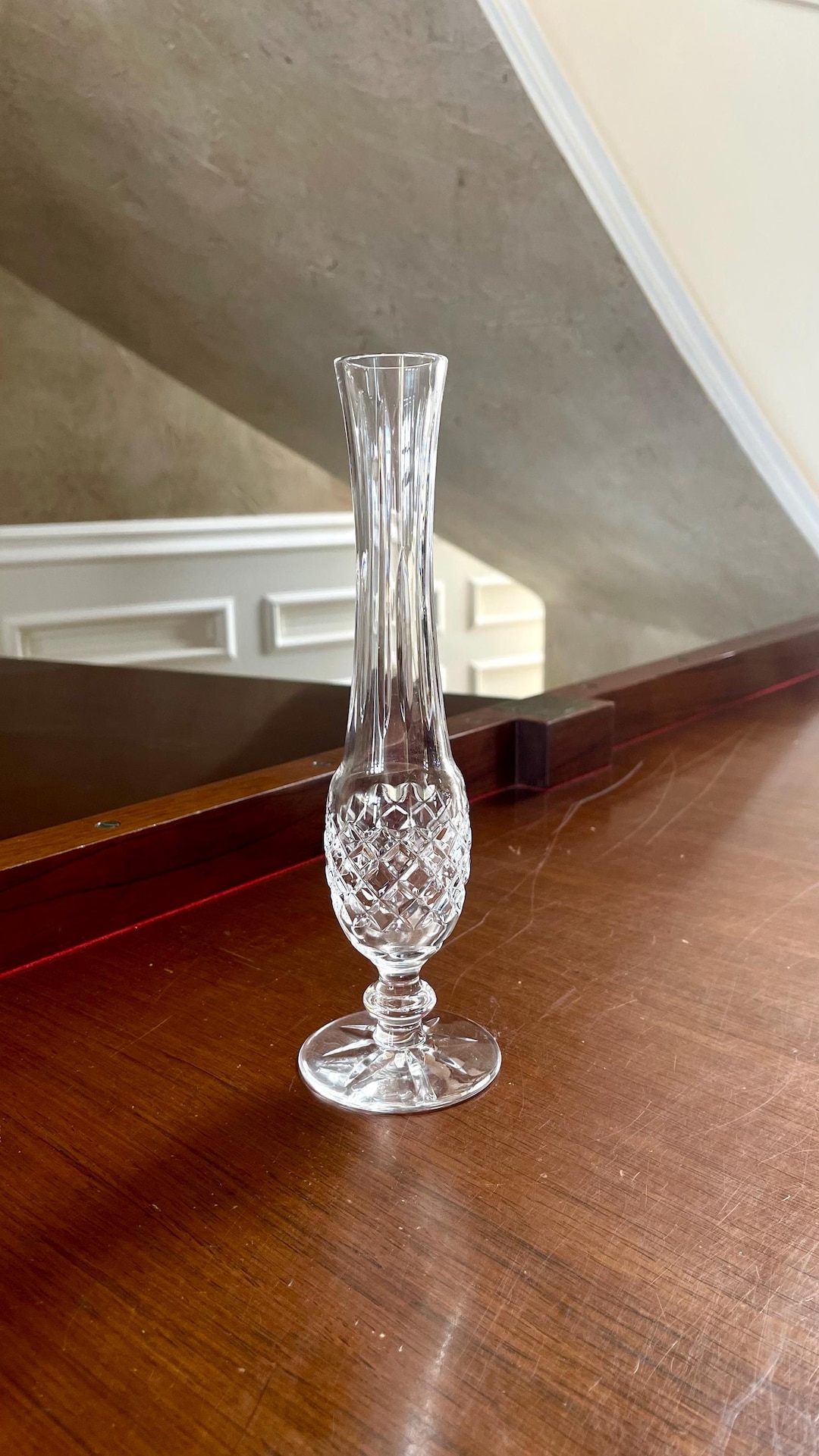 Waterford Crystal 9 1/4” Tall Bud Vase; Waterford Flower Vase - Etsy