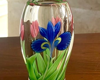 Reserved for Mark - Large 13 1/2” Orient & Flume Art Glass