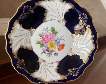 ドイツ製 Hutschenreuther 美しいfleur❁大きなスーピエール Hutschenreuther / Selb / Gelb / LHS / Bavaria / 6
