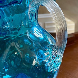 Fenton Ruffled Art Glass Coin Dot Optic Pitcher; Vintage Fenton - Etsy