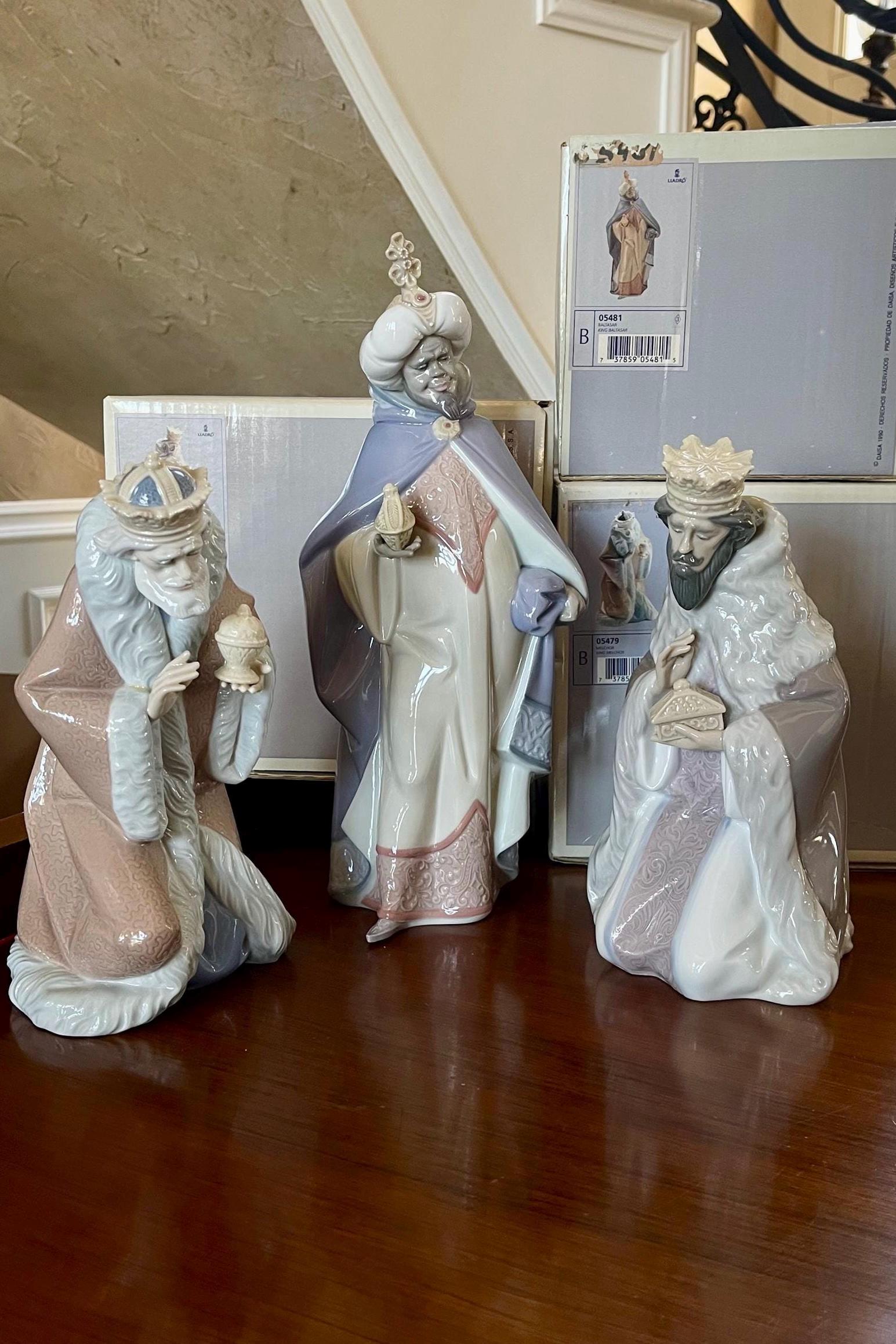 リヤドロ Lg. 三人の王、メルチョル 5479、ガスパール 5480