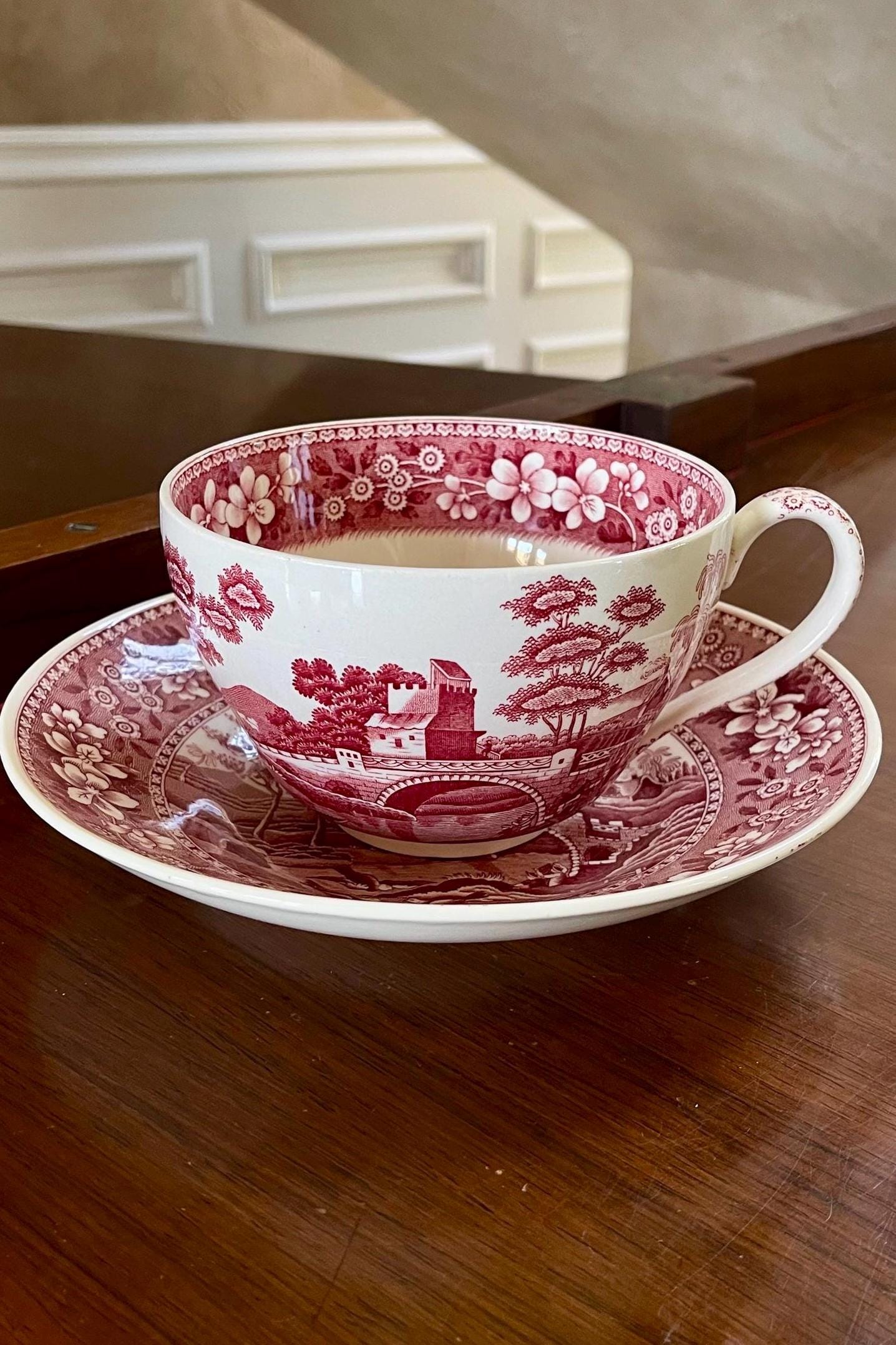 Copeland “spode's Tower” Cup and Saucer - Etsy Copeland “spode's Tower” Cup and Saucer - Etsy