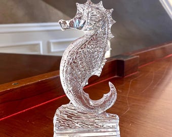 ウォーターフォードクリスタル　シーホース　たつのおとしご ウォーターフォード クリスタル シーホース、ウォーターフォード