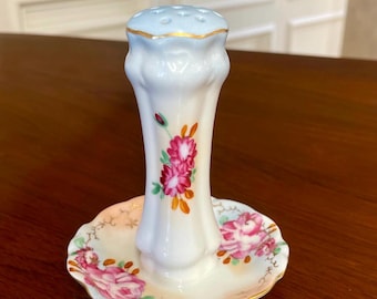 Porta alfileres de sombrero de porcelana vintage