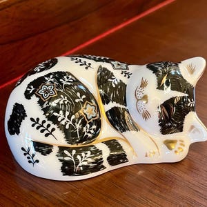 Royal crown derby cat - Etsy 日本