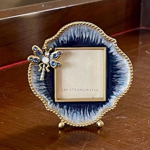 JAY STRONGWATER スワロフスキークリスタル × エナメル 写真立て Jay Strongwater Frame - Etsy