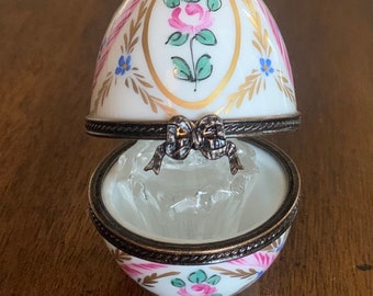 Vintage Limoges Porcelain Hand Painted Perfume Bottle Box ; Limoges Trinket Box; Collectible Limoges; Limoges France; Vintage
