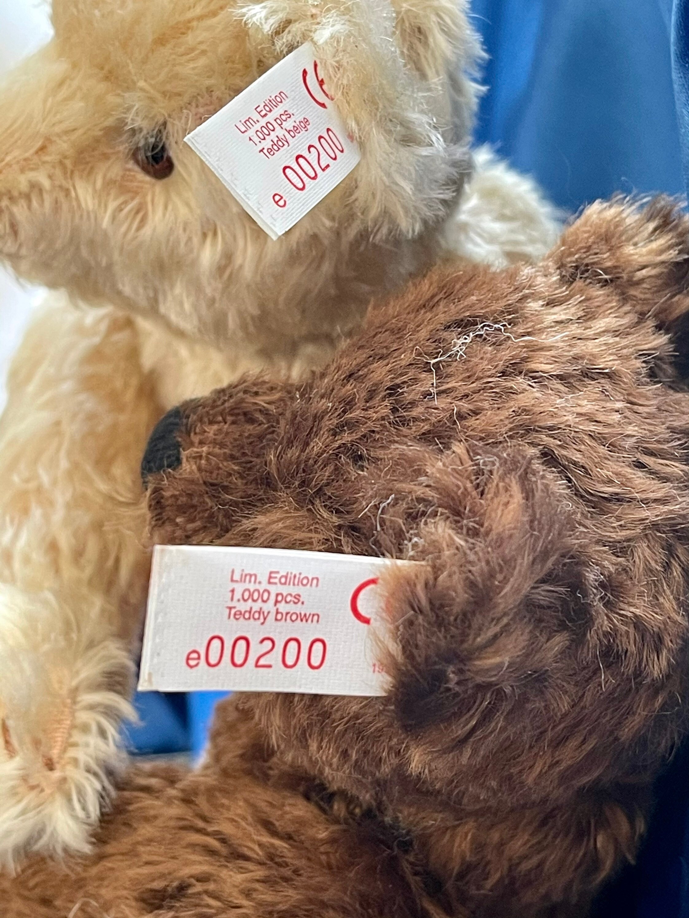 Steiff Set, Teddy Bears “love for a Lifetime” 1995; Vintage Steiff