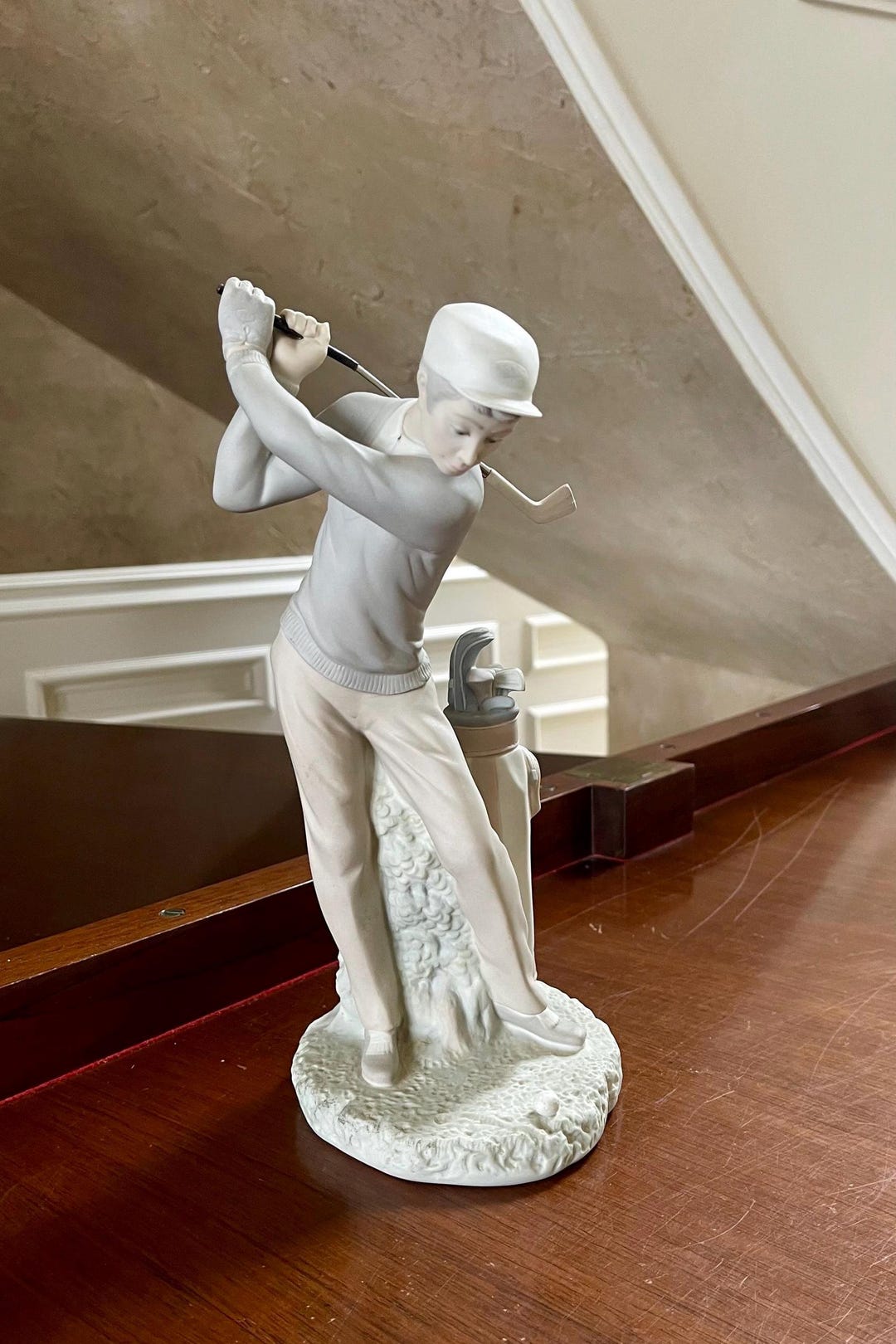 LLADRO 04824 ゴルファー Lladro Golffer 4824 Porcelain Figurine Matte Finish - Etsy
