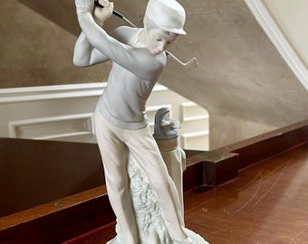 Lladro Male Golfer #4824 - Etsy