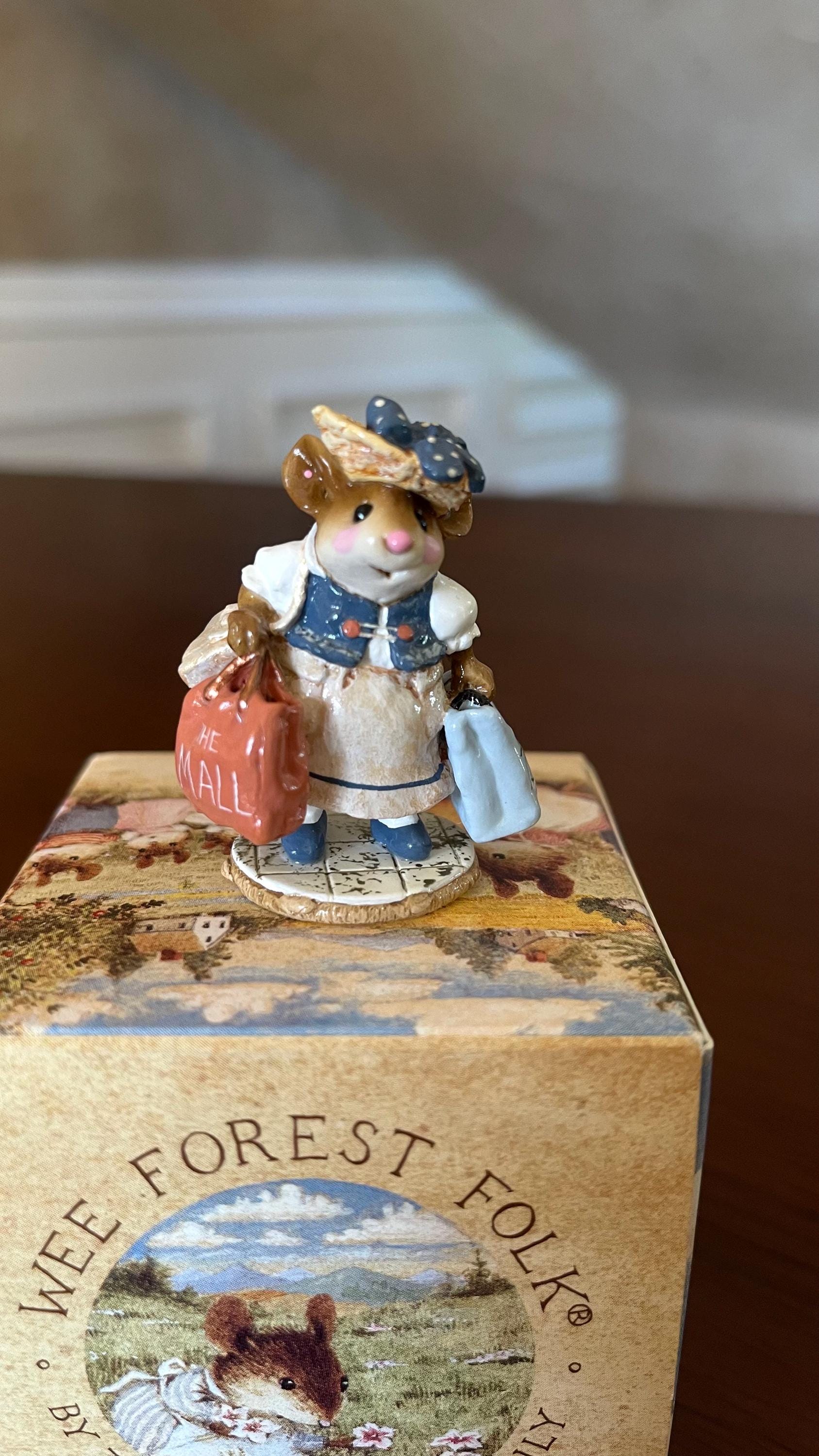 Wee Forest Folk Mall Mom M-264 Blue Vest Annette Petersen With Box