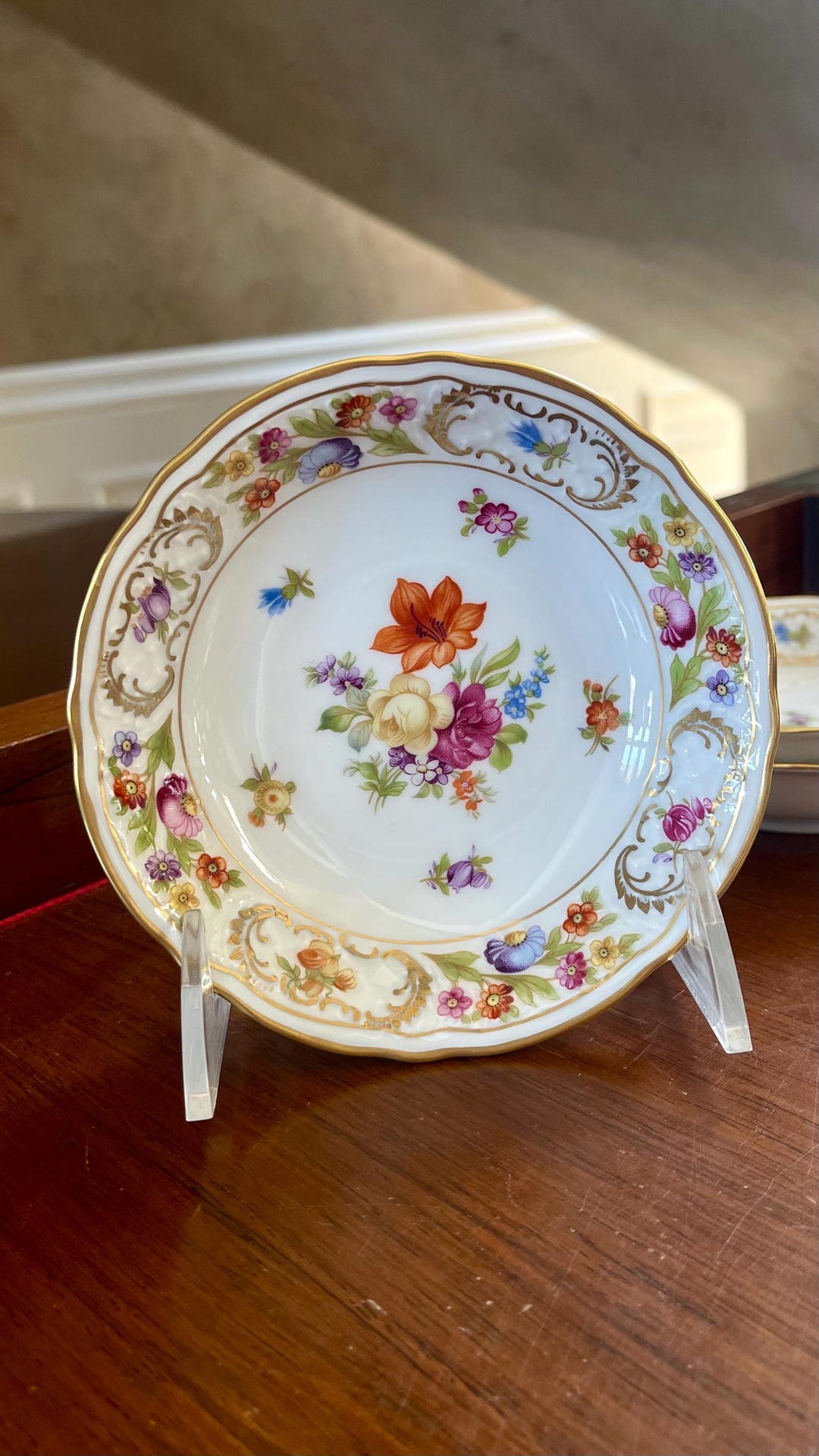 Schumann Empress Dresden Flowers Fruit Bowl 3 Available - Etsy