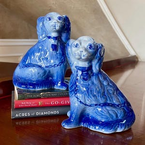 Staffordshire dog figurine - Etsy 日本