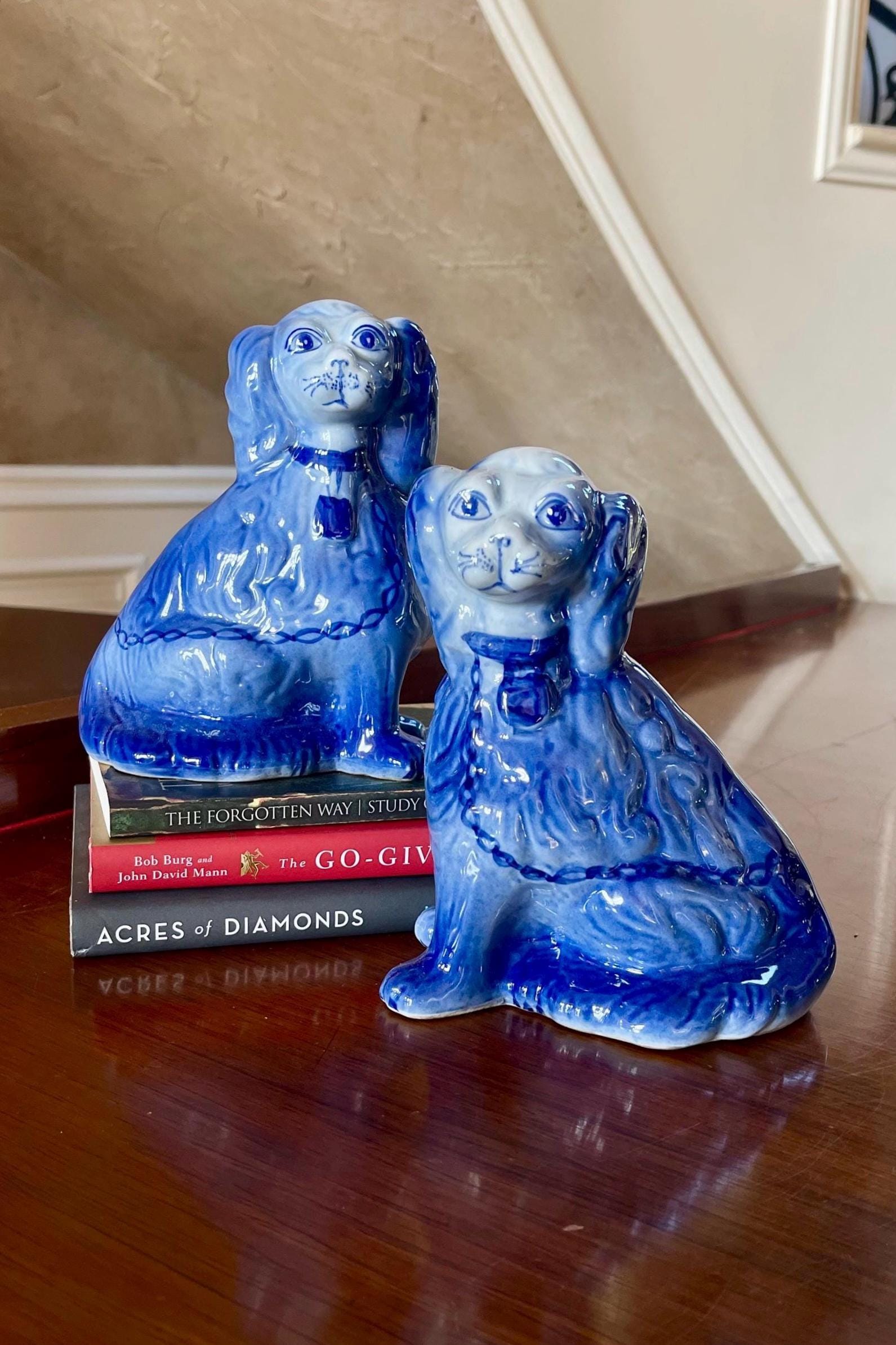 Staffordshire dog figurine - Etsy 日本