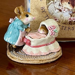 Wee Forest Folk Mother’s Wee Baby M-259 Annette Petersen With Box