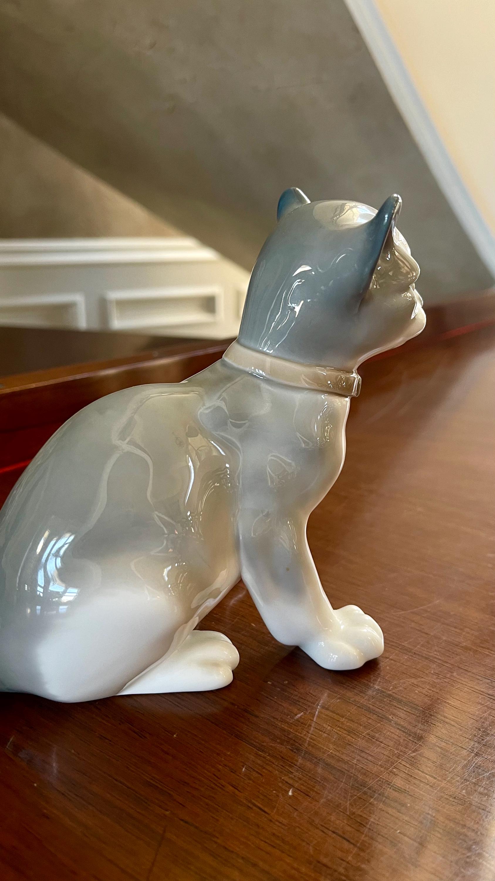 NAO by Lladro Cat Porcelain Figurine Made in Spain - Etsy