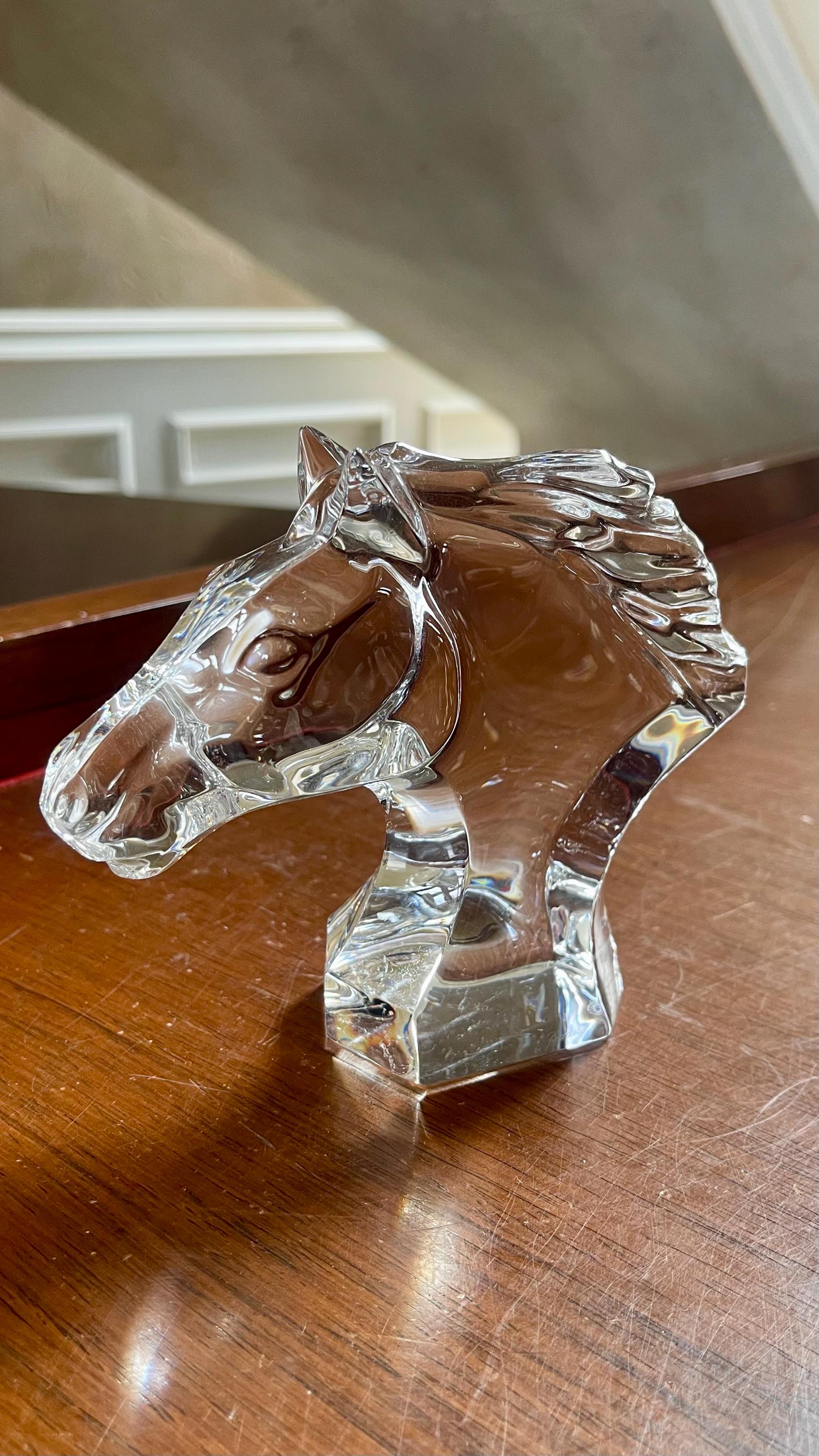 Baccarat Crystal Horse - Etsy