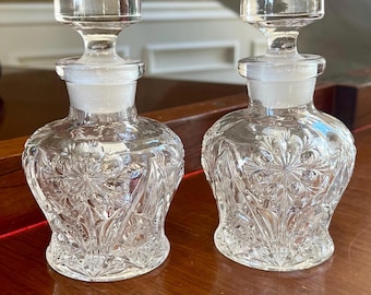 Pair Vintage Perfume Bottles