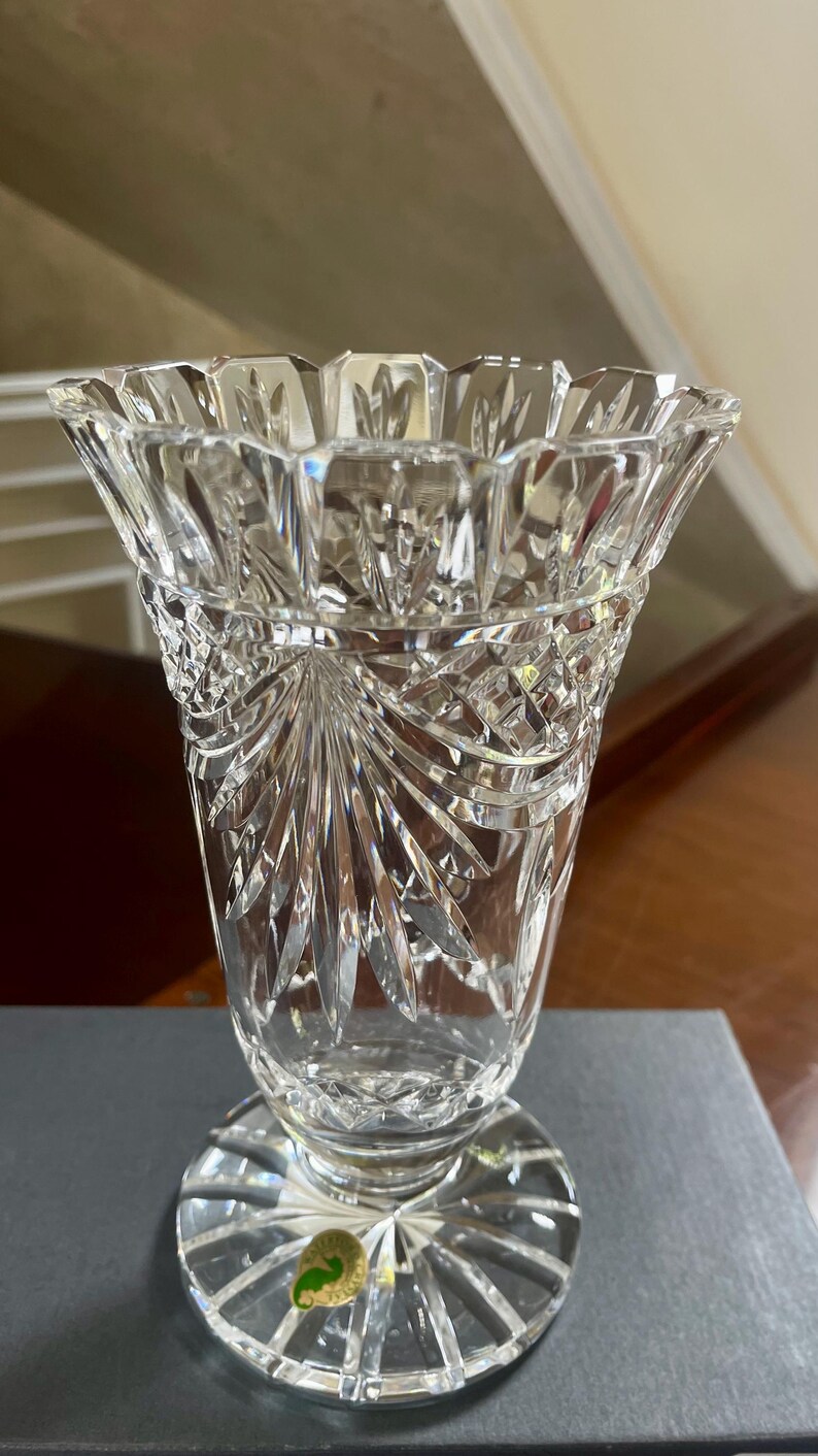 Waterford Crystal Penrose Vase Waterford Society 1995 Mint Condition in ...