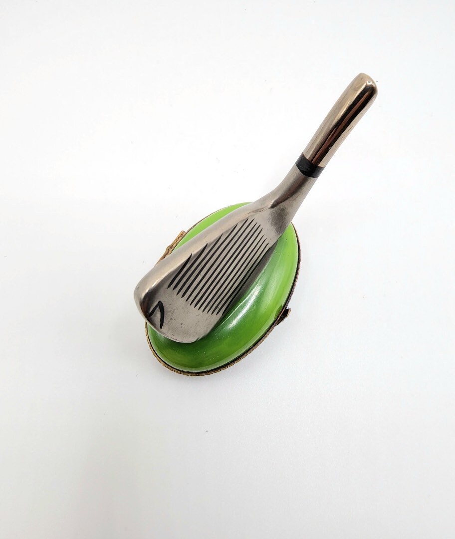 Limoges Porcelain Golf Box Limoges Trinket Box Collectible Etsy