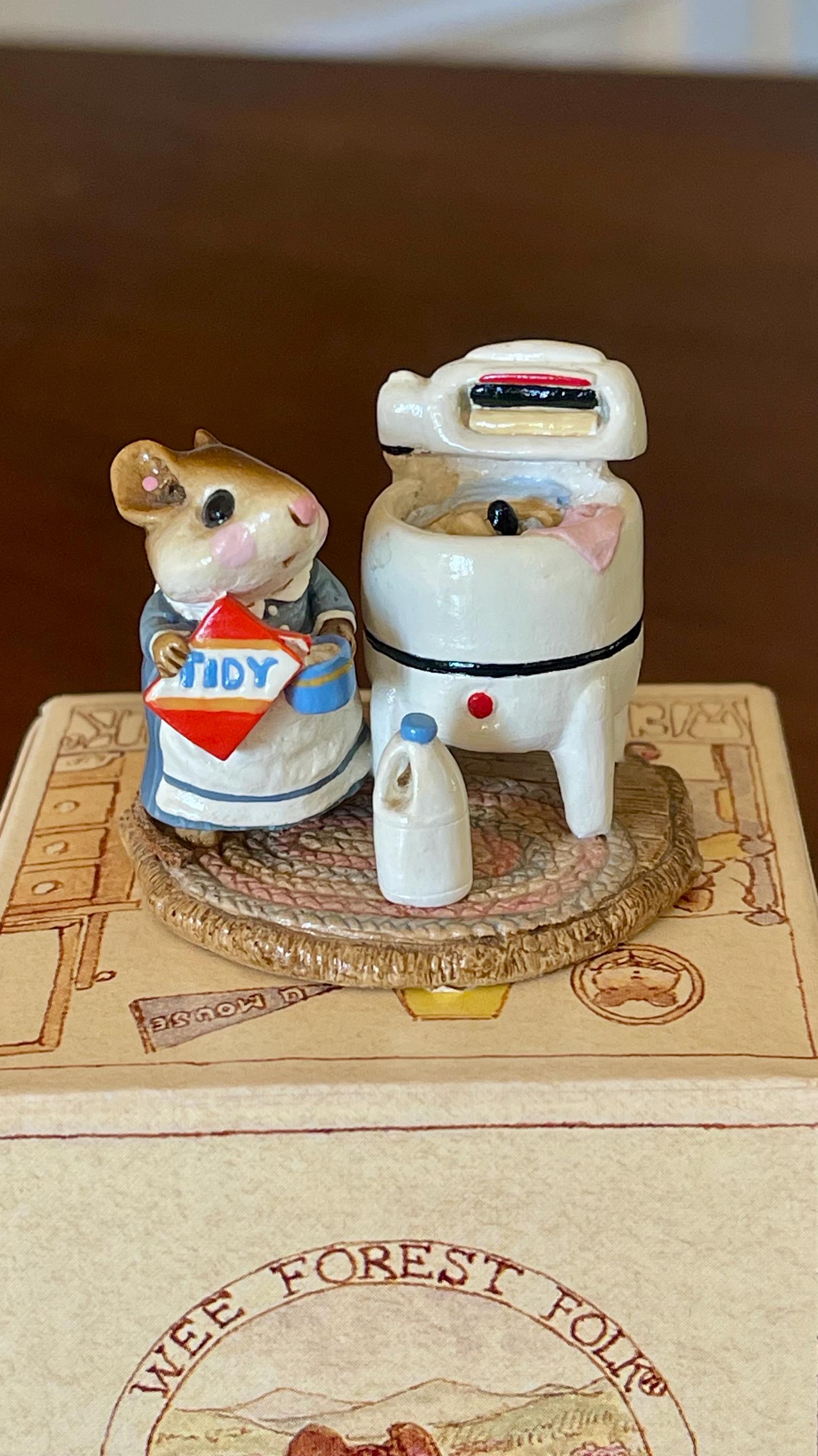 Wee Forest Folk Tidy Mouse M-113 1984 William Petersen With Box - Etsy