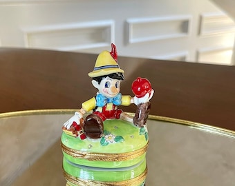 Limited Edition Disney Pinocchio Limoges Box; Artoria; Limoges