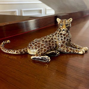 Swarovski Crystal Figurines Tiger - Etsy