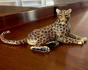 Swarovski Leopard #217093 - Etsy