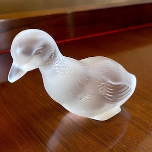 Baccarat Crystal Duck Paperweight or Figurine
