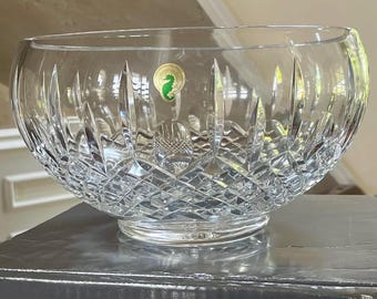 Waterford Crystal 10” Nocturne Collection Moon Dance Bowl New in Box; Waterford Bowl Brand New in Box