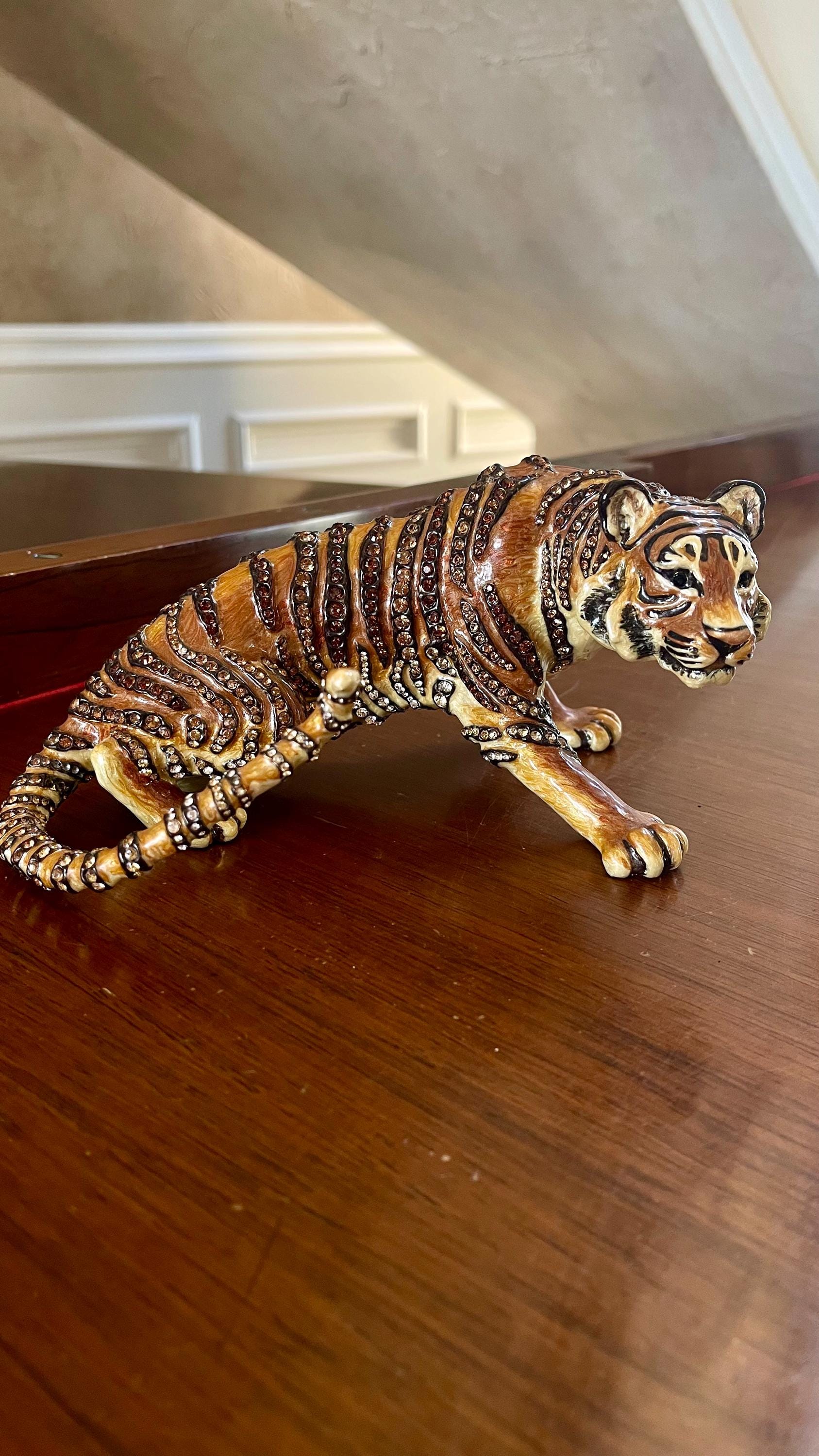 Swarovski Crystal Figurines Tiger - Etsy
