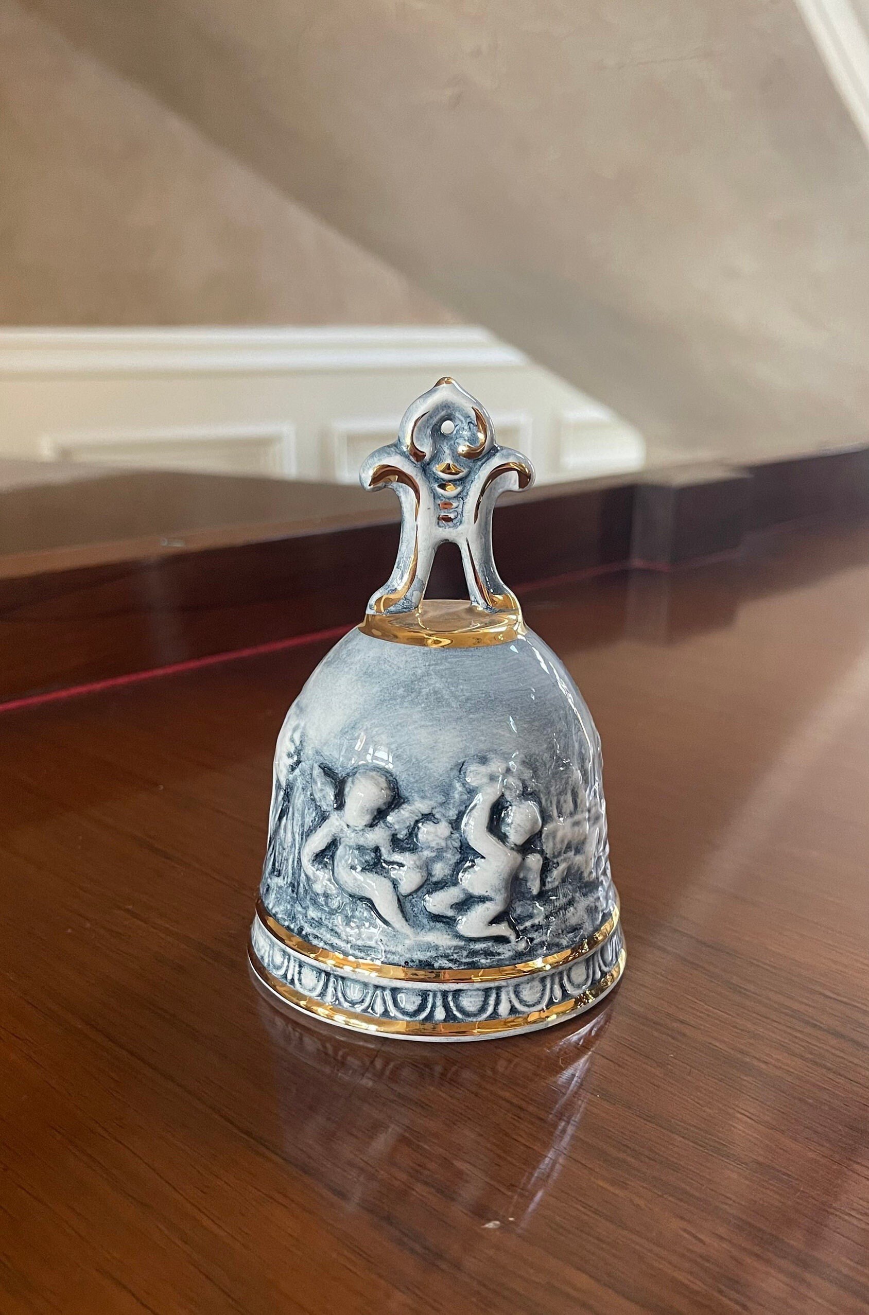 Capodimonte Italy Bell Vintage Bell - Etsy