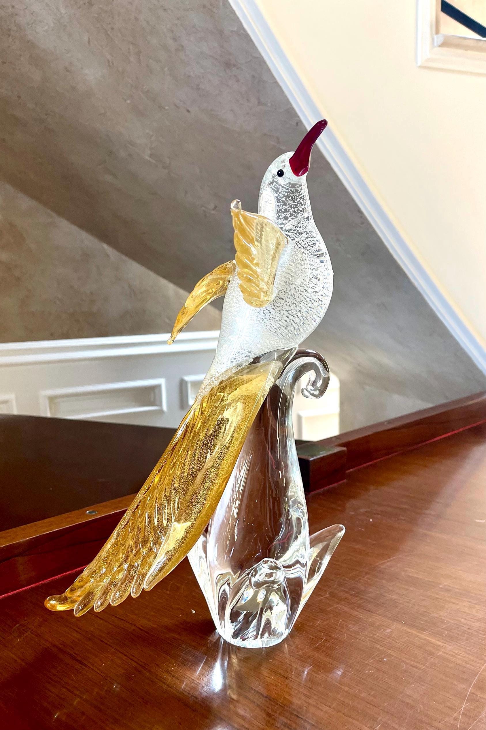 MURANO Formia ムラーノ ヴェネチアン 鶏 美術品 工芸 イタリア製