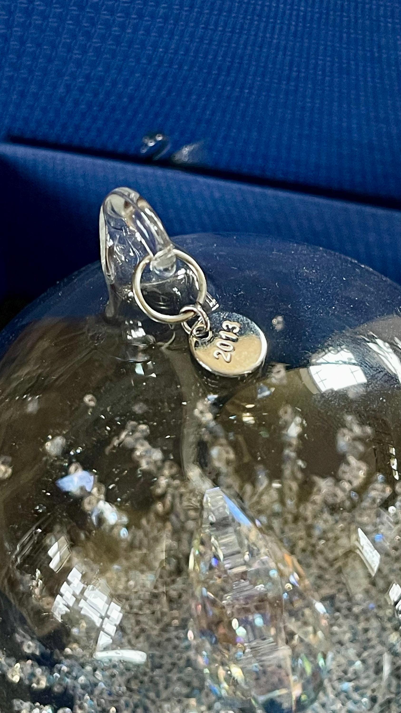 Swarovski Christmas Ball Ornament 2013 New in Box; Swarovski