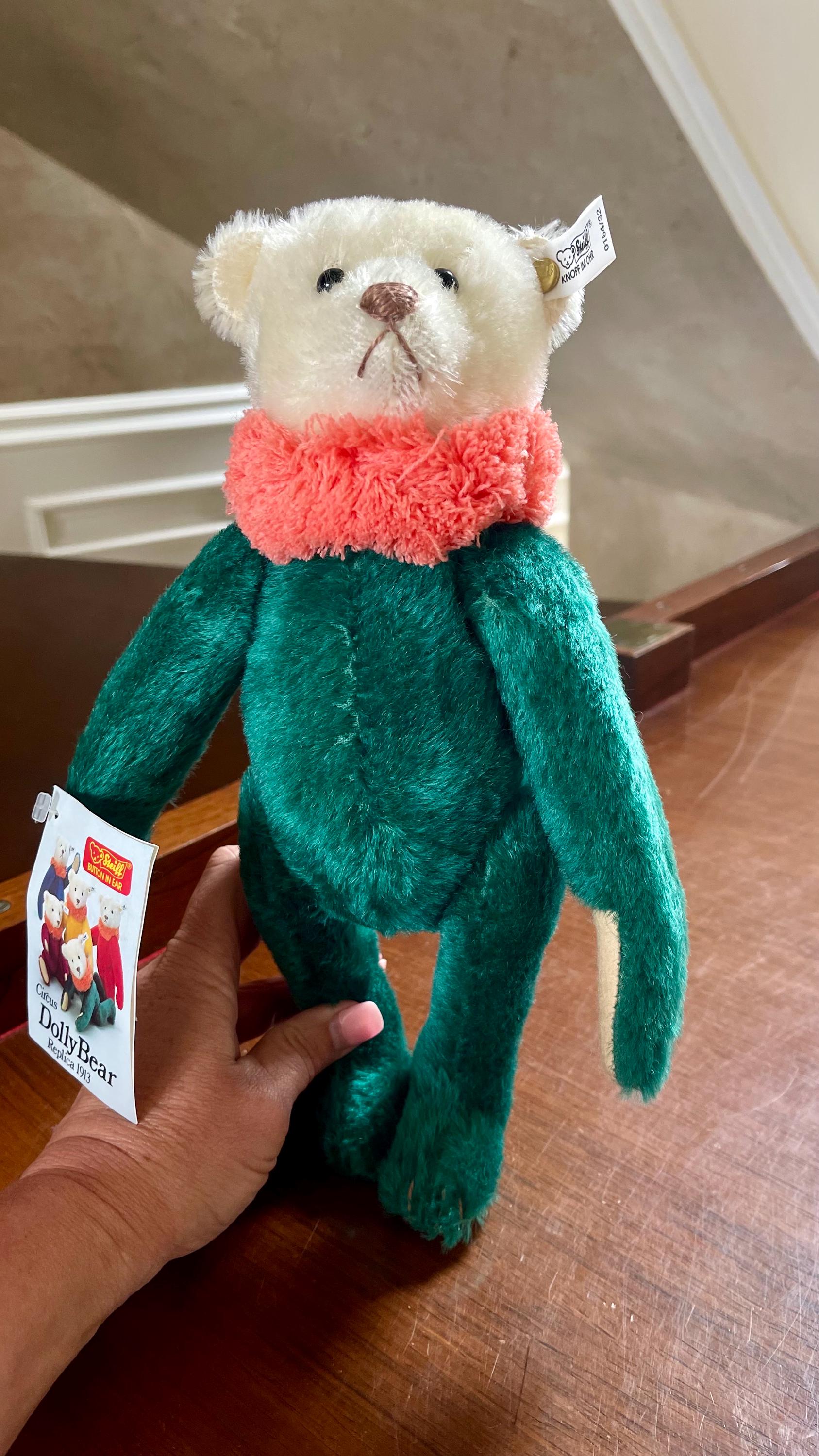 Steiff Circus Dolly Bear Replica 1913; Fully Jointed Steiff 1987