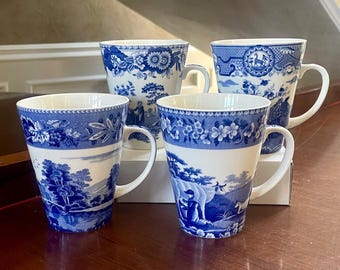 Spode Archive Collection Mugs: Green Grapes Porcelain, Made in