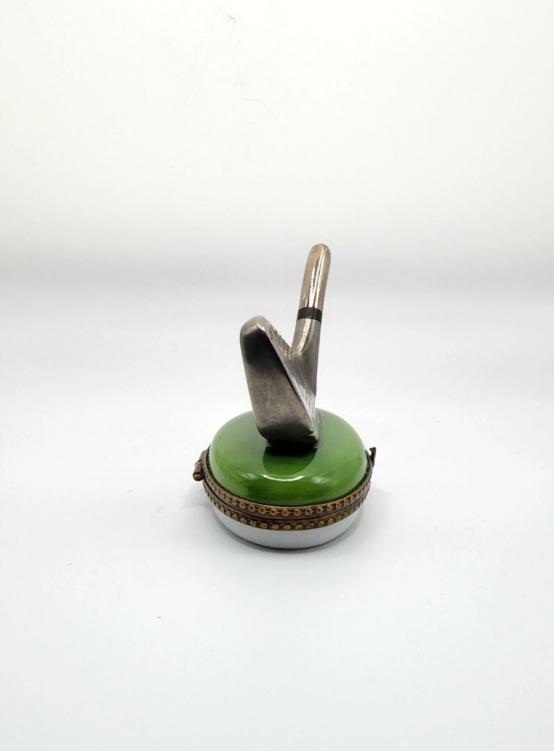 Limoges Porcelain Golf Box Limoges Trinket Box Collectible Etsy