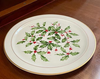 Lenox Holiday (afmeting) gouden afwerking 12 1/2" snijplaat VS