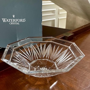 Cuenco Millay de cristal Waterford de 13 pulgadas, nuevo en caja; Cuenco Waterford completamente nuevo en caja