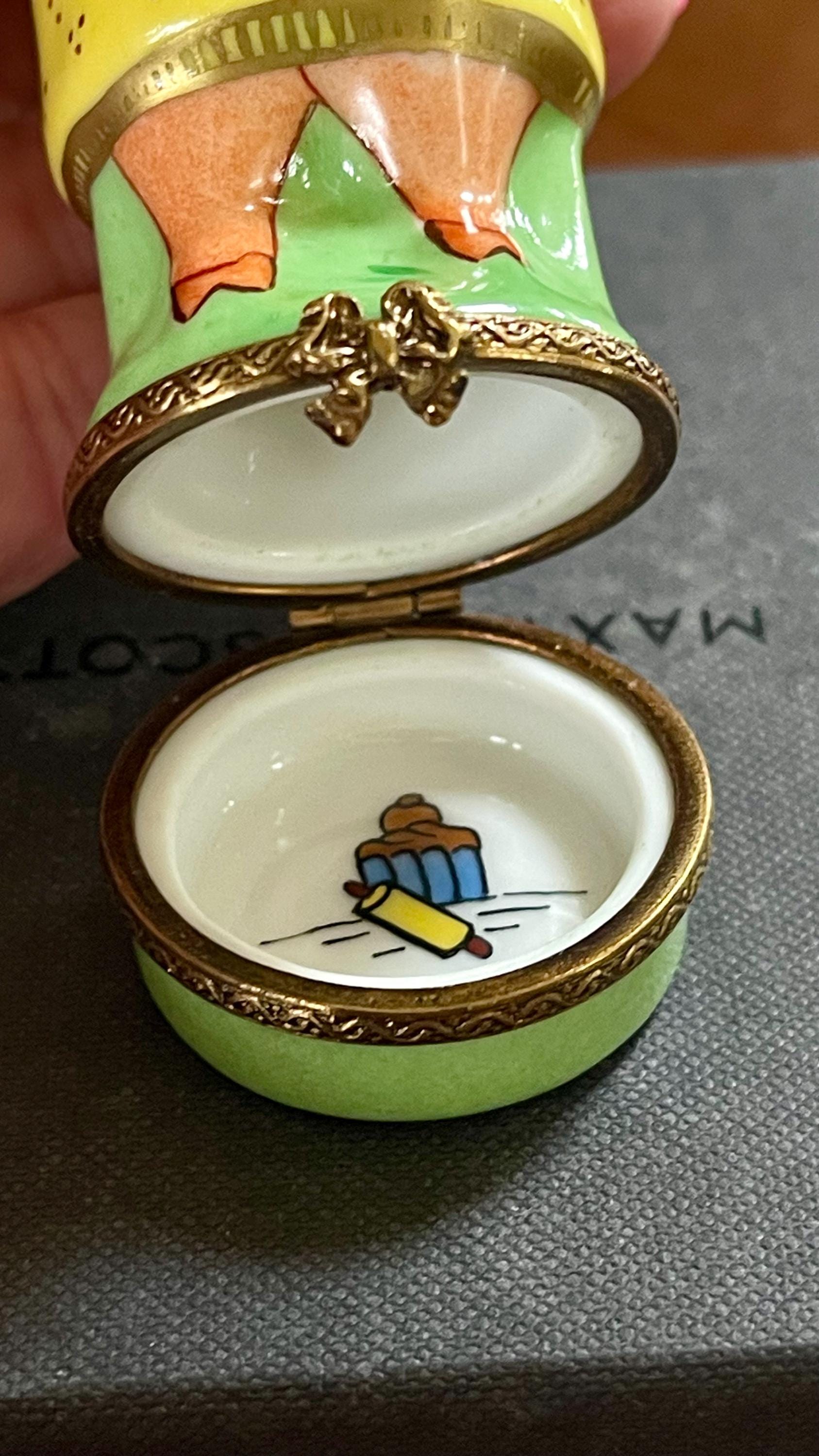 【幸せの象徴】 リモージュボックス ブタ トリンケット 小物入れ フランス 幸せの象徴】 リモージュボックス ブタ トリンケット 小物入れ