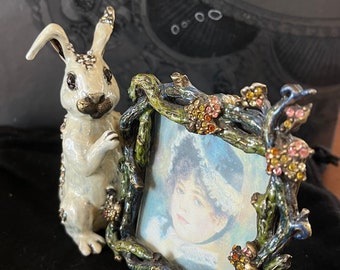 JAY STRONGWATER エナメルフィギュリンウサギ