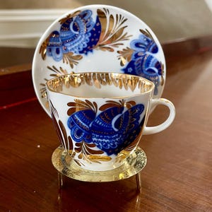 新品一級 黄金の庭 ゴールデンガーデン ロモノーソフ カップ ソーサー ロシア 新品一級 黄金の庭 ゴールデンガーデン ロモノーソフ カップ