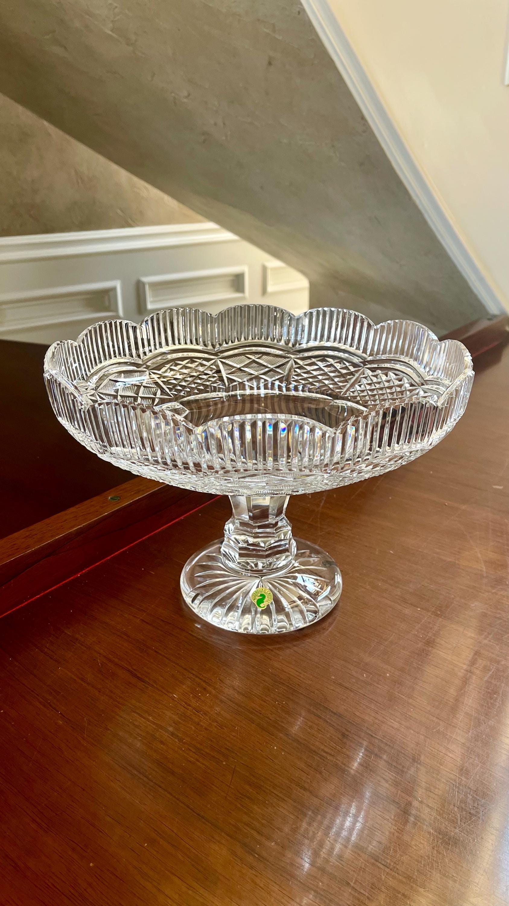 アイルランド　ウォーターフォード　最高級クリスタルの美しいボウルセット Waterford Crystal Master Cutters Large Centerpiece Bowl Limited