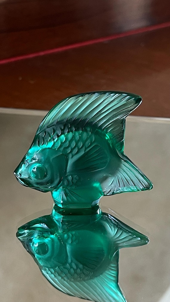 Lalique Crystal Fish; Lalique Aquarium Fish; Lalique Angel Fish