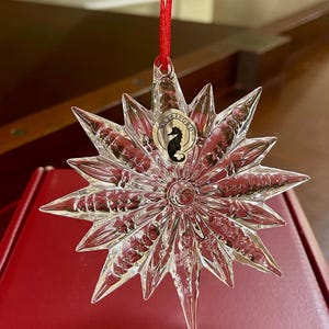 Waterford Crystal Christmas Tree Ornament New in Box