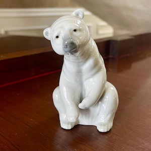 Lladro Polar Bear Collectible - Etsy