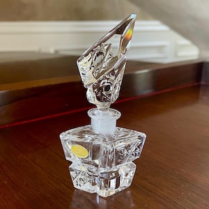 Vintage Lead Crystal Perfume Bottle Made In West Germany