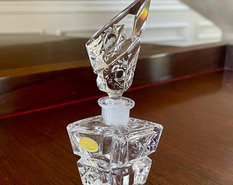 Vintage Lead Crystal Perfume Bottle Made In West Germany